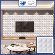 Paus Biru - WALL PANEL 3D PVC WALLPANEL WALLPAPER DINDING / WALL PANNEL 30X30CM A13-041