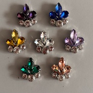 PREORDER PLS CHAT BEFORE ORDER: manik beads iron on glass beads- harga utk satu (1pc) code i 2
