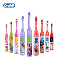Oral-B Electric Toothbrush for Kids AA Baterry Toothbrush Kid Oral b Toothbrush Clean Teeth Oral Care For Children Toothbrush Electric for 3+ year-old