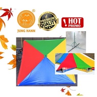 8 Kaki Payung Petak (2.5m) Cap Unta 8 feet Square Umbrella Night Market Canopy Kanopi Khemah Niaga P