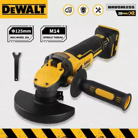DEWALT-DCG409 angle grinder, 20V brushless wireless power tool, cutting machine, 125mm rechargeable 
