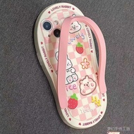 Mobile phone shell 手机壳 情侣手机壳趣味搞怪苹果14promax防摔iPhone13拖鞋12/11/xr/8plus6.25