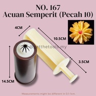 NO.167 ACUAN SEMPERIT PECAH 10 BISCUIT PRESS SET JAM TART PRESS MOULD COOKIES PUMP ACUAN BISKUT RAYA