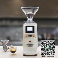 綠融意式磨豆機 電動咖啡豆研磨機 全自動家商用磨粉平行定量直出