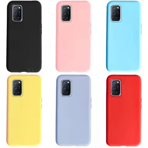 For OPPO A52 A72 A92 Case Silicone TPU Soft Phone Case For OPPO A72 A52 A 72 52 92 OPPOA72 OppoA52 C