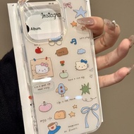 Japanese Graffiti Cat Dog Star Suitable iPhone16promax Phone Case Apple 1514 Phone Case