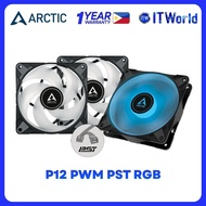 ARCTIC P12 PWM PST - RGB / 0dB / 120mm Fan / 3-Pack A-RGB / No Controller / ACFAN00230A itw