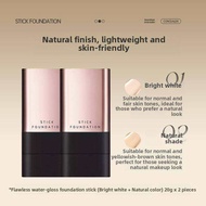 2 in 1 Long-lasting Eraser Foundation Stick Natural-looking Brighten Skin Tone Liquid Foundation All