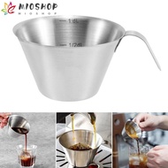 MIOSHOP Espresso Shot Cup, Universal Stainless Steel Espresso Measuring Cup, Accessories 304 100ml Measuring Shot Glass
