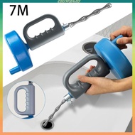 [Chiwanji1] Plumbing Snake Drain Auger, Sink Auger Hair Clog Remover, Auger Power Toilet Plunger Set
