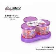 ELIANWARE Food Canister Tray Set E-1713/470 Cookies Snacks Candy Container Set / Bekas Kuih Raya Balang Kuih Raya Set