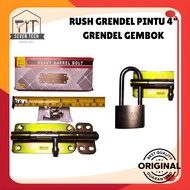 [808] 4" RUSH/GRENDEL LOCK 4" DOOR LOCK SLOT/ WINDOW 4"