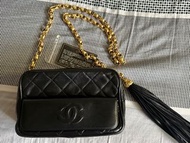 Chanel vintage 古董包 雕花鏈 相機包