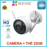 Camera WiFi EZVIZ H3 3K 5MP Có Màu Ban Đêm Đàm Thoại 2 Chiều