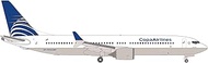 herpa Copa Airlines Boeing 737 Max 9 - HP-9916CMP 1:500 Scale Miniature Collectible Model without Ba