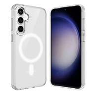 CASE SAMSUNG GALAXY A35 A55 A57 SOFT CASE CLEAR MAGSAFE MAGNETIC PREMIUM CASING COVER