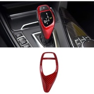 Compatible with Carbon Fiber Gear Shift Knob Cover Automotive Shift Lever Modified Decoration for BM