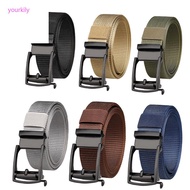 Toothless Automatic Buckle Belt Men's Casual Canvas Belt Thickened Nylon Tactical Belt