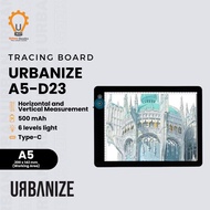 Urbanize A5-D23 Cordless Rechargeable LED Light Tracing Board 6 Levels Dimming 500mAh Battery