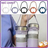 NEC-ZANLY 2Pcs Water Bottle Handle, Keep Drinks Hot Cold Leakproof Insulated Tumblers, Universal Sil
