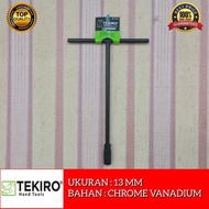 Tekiro 13mm T-Socket Wrench Tekiro T-Socket Wrench Tekiro 13 mm T-Type Wrench 13mm