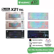 Free MousePad NUBWO KEYBOARD(KEYBOARD)Gaming/87Keys Model X21tkl(Blue/Red/Brown)