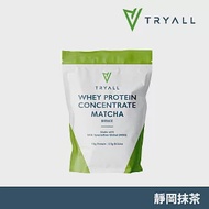 [台灣 Tryall] 濃縮乳清蛋白粉- 靜岡抹茶 (500g/袋)