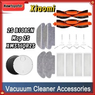 For Xiaomi Robot Vacuum Mop 2S Accessories Mop Cloths Main Side Brush