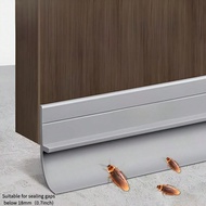 1 Pc [1 Meter/39inches] Punch-Free Self-Adhesive Door Bottom Sealing Strip Upgraded Thickened Rubber