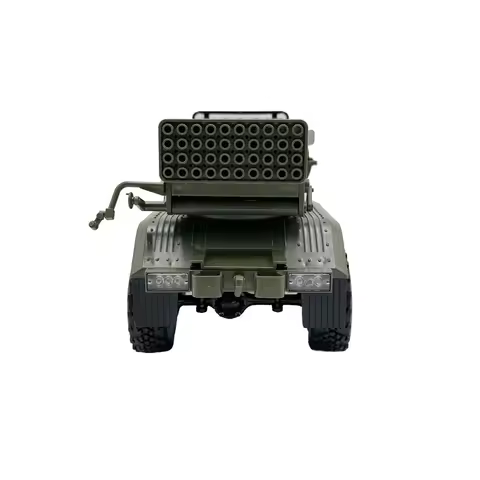 For WPL B36-2 1/16 Metal Rocket Launcher Pipe Rc Truck BM-21 Grad 6x6 Vehicle 2-Speed Gearbox