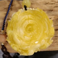 好運蓮蓮~手工蜜蠟蓮花包包掛飾吊飾