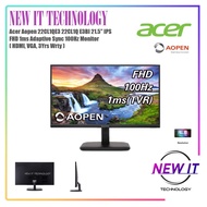 Acer Aopen 22CL1QE3 22CL1Q E3BI 21.5'' IPS FHD 1ms Adaptive Sync 100Hz Monitor ( HDMI, VGA, 3Yrs Wrt