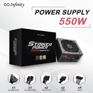 Power Supply Striker Power 550 Watt 80+ Bronze - PSU 550W