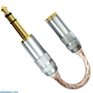 zebeaacc 5 9inch 6 35mm Male to 4 4mm Female Conversion Cable Stereo Adapter Line Superior Conductiv
