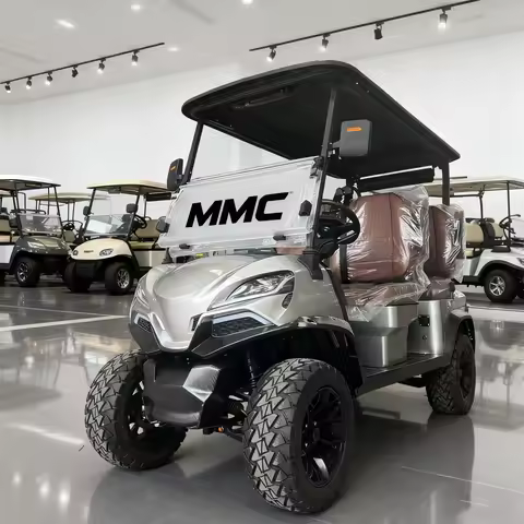 New Popularity 4 Seat Electric Golf Cart 5000W Motor Scooter Go Karts Adult High Strength Steel Sigh