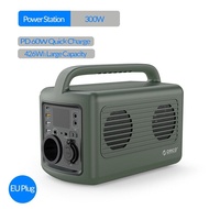 ORICO 426Wh Portable Power Station 300W Rated Backup Rechargeable UL Battery Pure Sine Wave AC Outlet for Outdoor Trip