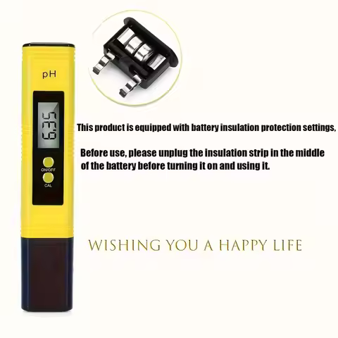 Digital PH Meter Pen Water Quality Tester Accuracy 0.01 Aquarium Pool Water Wine 0-999ppm Urine Auto