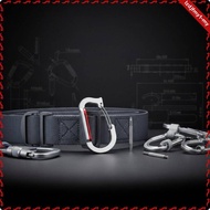 leipupa Climbing Safety Harness Carabiner Hook Tool Attachment Aluminum Accessory for Rope Access Ha