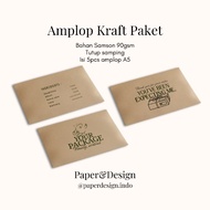 Kraft Envelope A5 90gsm – 5pcs, Eco-Friendly Packaging Online Shop, Sustainable, Go Green