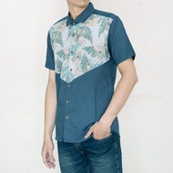 Kemeja Pria Lengan Pendek Kasual IEBE L3BH8034