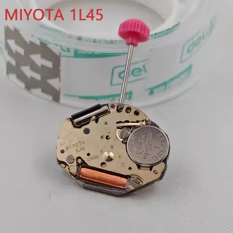 Genuine Miyota Quartz Watch Movement 1L45 Japan Original Mechanism with Battery/Stem Parts 1L45 Move
