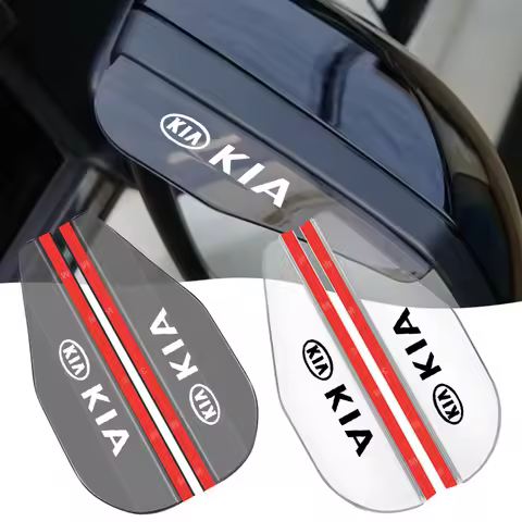 2Pcs Car Rear View Side Mirror Rain Board Eyebrow Guard Sun Visor for Kia Rio 3 K2 Ceed K3 Sportage 