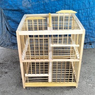 (AMBRUKAN)DONDANG KANDANG BURUNG MERPATI 1PASANG 2 PINTU MODEL AMBRUKAN BELUM DI RAKIT DONGDANG DARA