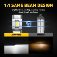 2X AUXITO H11 H10 Yellow 3000K White 6500K Fog Lights Canbus CSP LED H8 H16jp Car DRL Lamp For VW