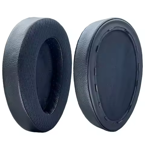 Replacement Sheepskin Cowhide Earpads Net Foam Ear Pads Cushions For HIFIMAN ANANDA BT Headphones 3.
