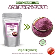 Zenfiber Organiques - Pure Acai Berry Powder 50g100g250g