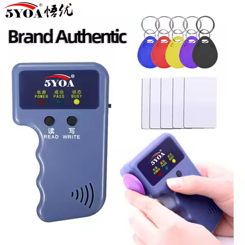 Handheld 125KHz Read EM4100 TK4100 RFID Copier Writer Duplicator Programmer Reader EM4305 T5577 Rewr
