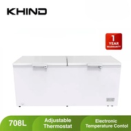 Khind chest freezer FZ508 508 liter / FZ708 708 liter