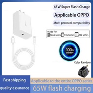 Oppo 65W SuperVooc 2.0 Fast Charger UK Plug with Reno 4/5/6/7 Pro Find X2 Type C Cable Compatible For OPPO