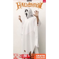 White Ghost Halloween Costume Cosplay White Ghost White Bed Sheet Cheap Halloween Costume cosplay HA